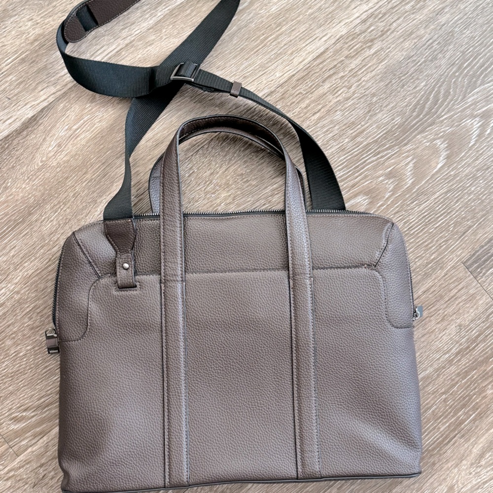 Men’s Briefcase Work bag | Crossbody, Brown Leather Laptop Bag